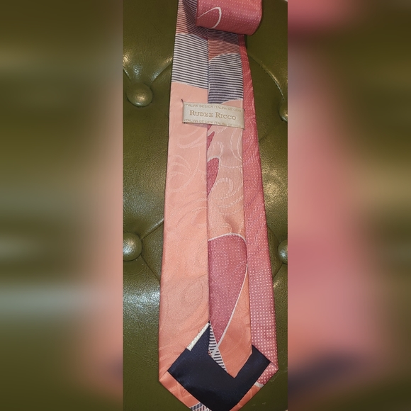 Pink Rudee Ricco Tie - Picture 2 of 10